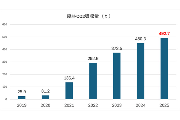 森林CO2吸収量